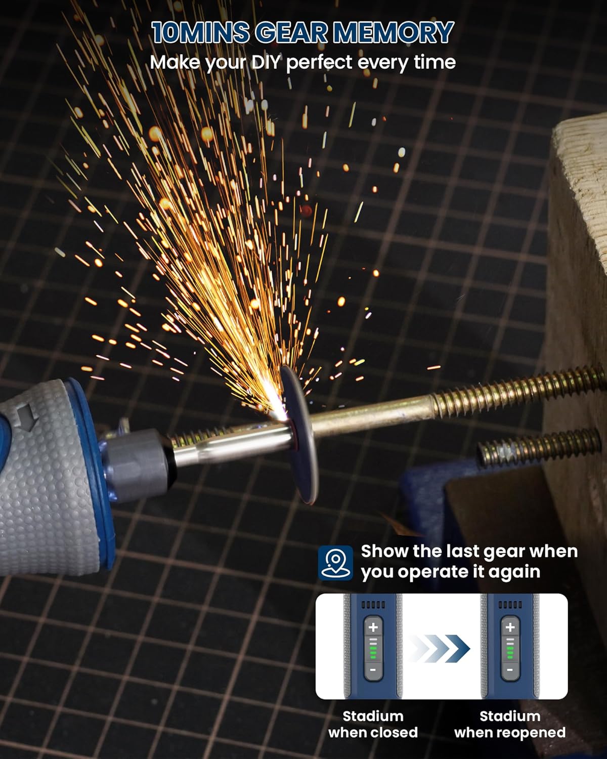8V Cordless Rotary Tool, Rotary Tool Kit with LED Light, 5-Speed (Max 28000RPM), Upgraded Sanding Belt, 25pcs Rotary Tool Accessories for Grinding, Carving, Engraving, Polishing, Cutting, etc