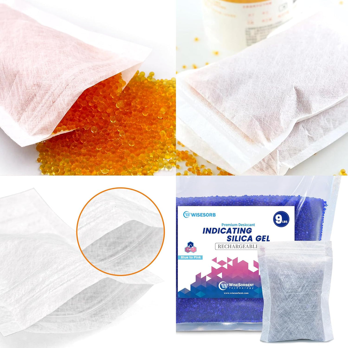 1000 Packs Breathable Paper Bags, Zip Lock Storage Bags for Small Items, Silica Gel Beads, Desiccant, Jewelry, Samples, 4.3 by 6.3 Inch