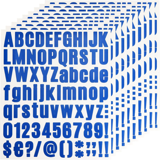 Mailbox Numbers Labels,10 Sheets of Alphabet Stickers Vinyl Self-Adhesive for DIY Crafts,Art Making,Classroom Decor,Sign Decals,Notebook Embellishments and Door Decorating Solutions