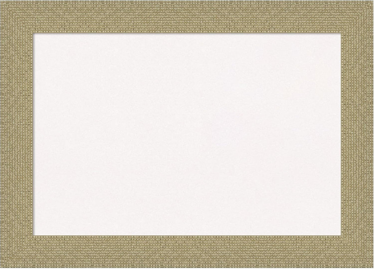 Amanti Art White Cork Board for Wall, 20x28 Vision Board with Gold Frame, Medium Corkboard Office Decor for Home Organization, Casual Corkboard Pinboard to Display Items for Home Organization in