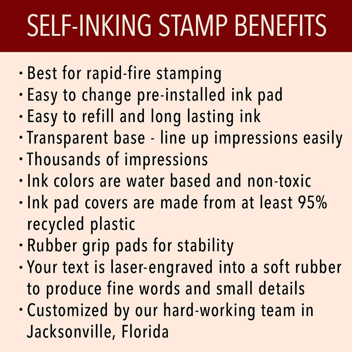 Vermont Rectangular Notary Stamp | Official State Notary Stamp | Official Seals | Meets State Specifications (Vermont, Rectangular Stamp)