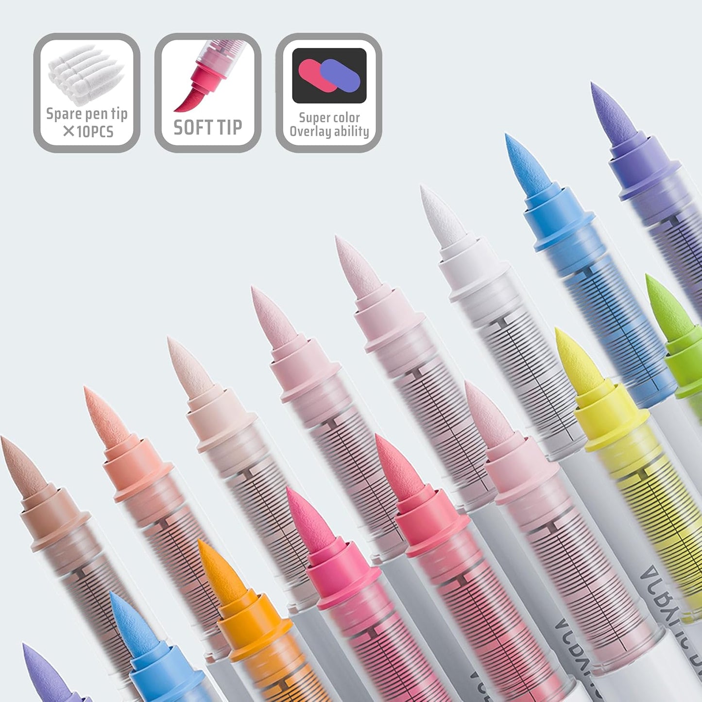240 Colors Acrylic Paint Markers, Soft Brush Tip Marker Pens Set with Marker Bag, Acrylic Paint Pens for Fabric, Wood, Stone, Canvas, Glass, Egg, Rock Painting, DIY Crafts and Art Supplies