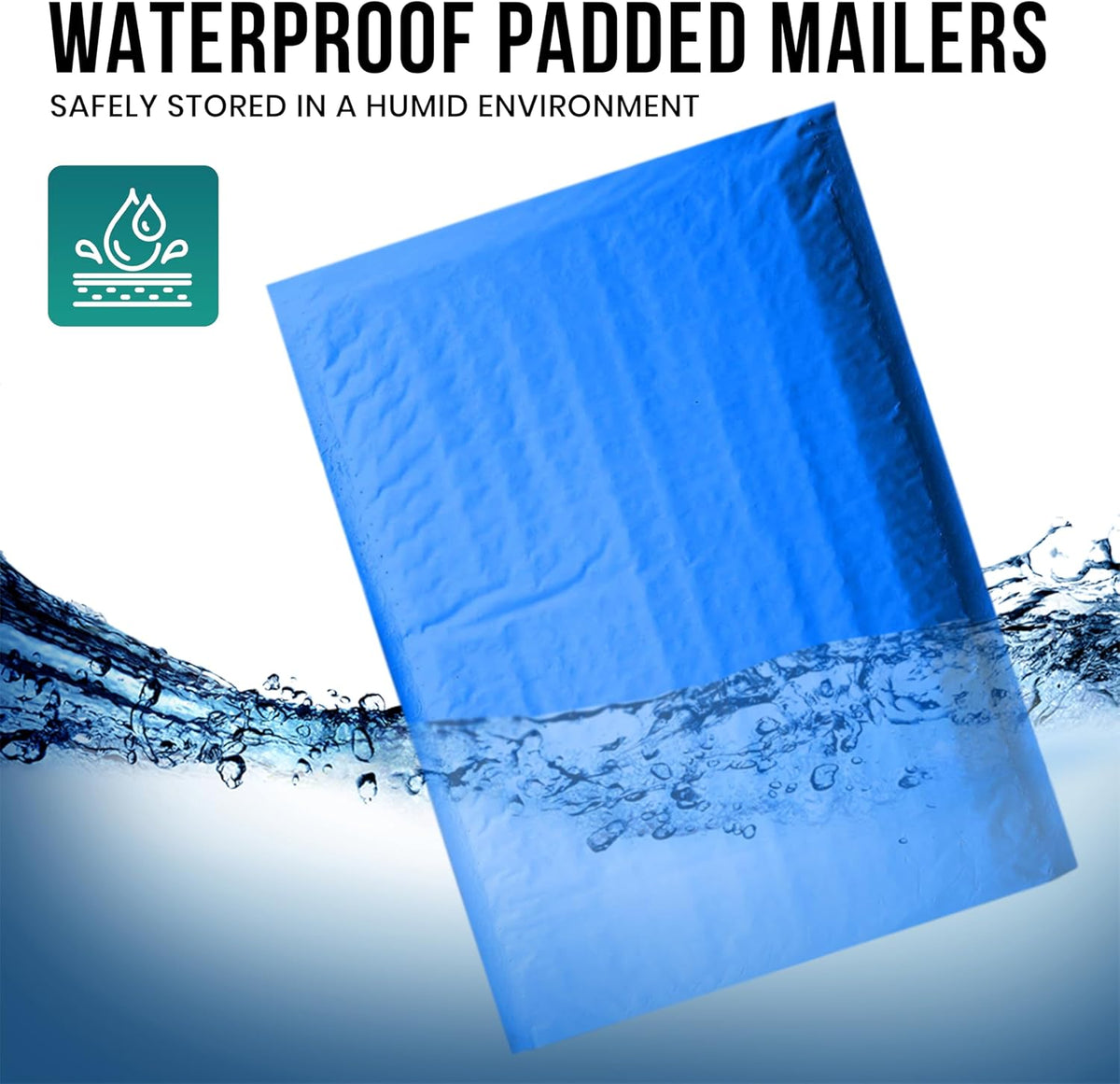 Levex - #2 8.5" x 12" [10 Pack] Blue Poly Bubble Mailers, Padded Envelope Mailers, Packing Envelope & Mailing Bags for Shipping