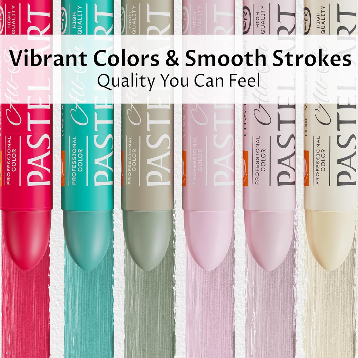 6 Pack Jumbo Oil Pastels Set (14 x 84 mm), Soft Oil Pastels with Vibrant Colors, Great Blending and Layering, Pastel Crayons for Professional Artists and Hobbyists, Pink Cake