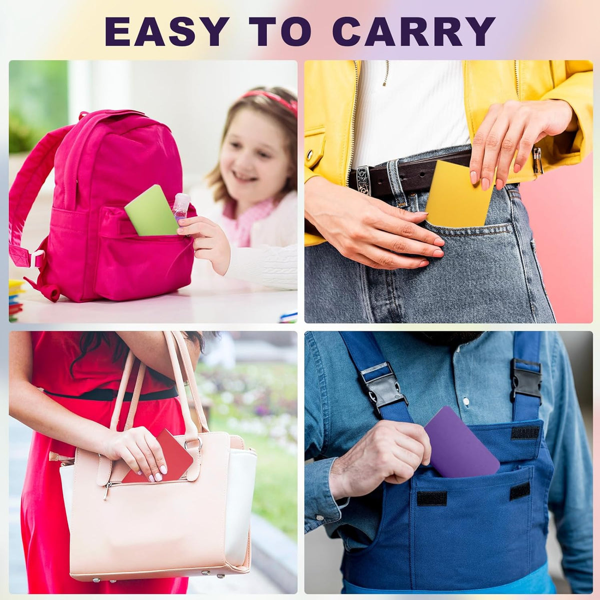Lincia Bulk Pocket Notebook 2.5" x 4" Mini Notebooks First Day of School Small Wallet Notebooks Tiny Colored Purse Journals Lined Notepad for Kids Student Back to School Supplies(Vibrate Color,30 Pcs)