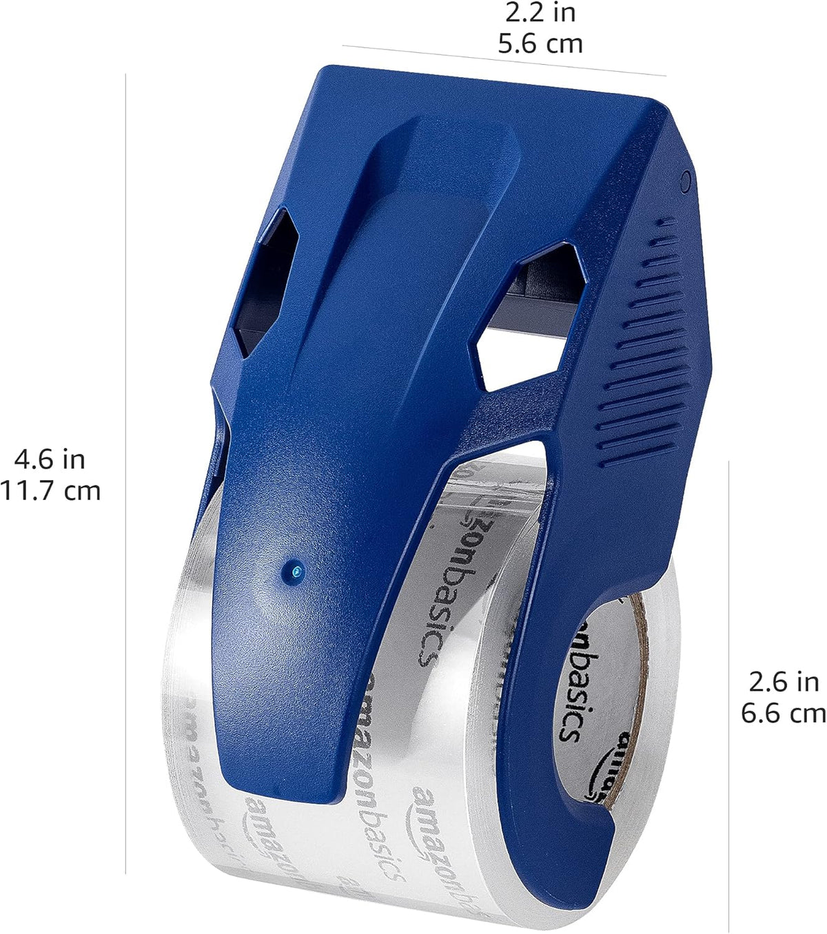 Amazon Basics Heavy Duty Packaging Tape with Dispenser for Shipping, Moving and Storing, 1.88" x 22.2 yds, 6-Pack, 4.33 x 2.64 x 2.36 in