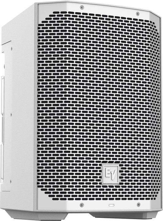 Electro-Voice EVERSE 8 8" 2-Way Battery Powered Loudspeaker with Bluetooth, Automatic Feedback Suppression, and Music Ducking, White