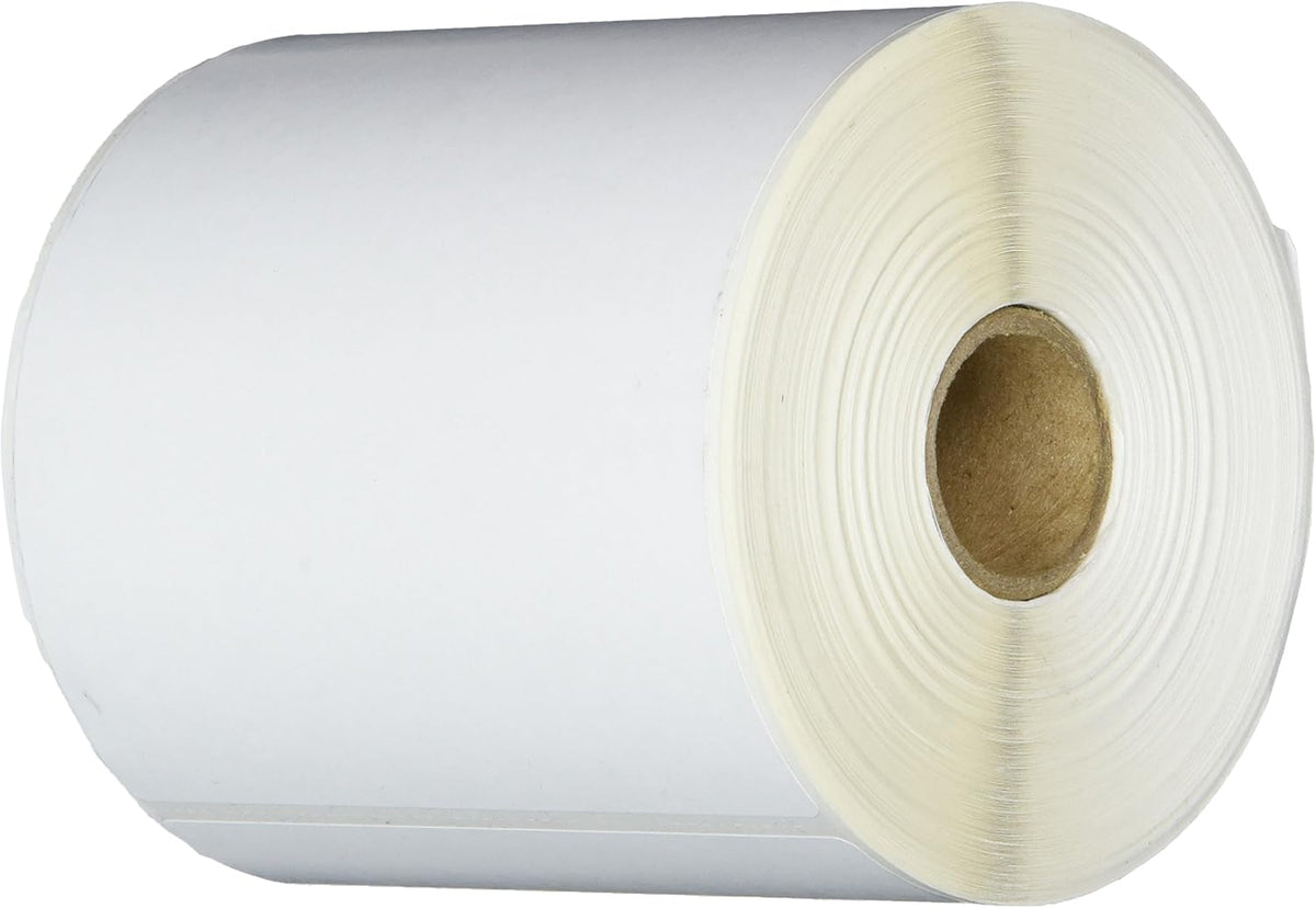 CompuLabel Direct Thermal Labels, 4-Inch x 8 Inch, White, Roll, Permanent Adhesive, Perforations Between Labels, 200 per Roll, 12 Rolls per Carton (530717)