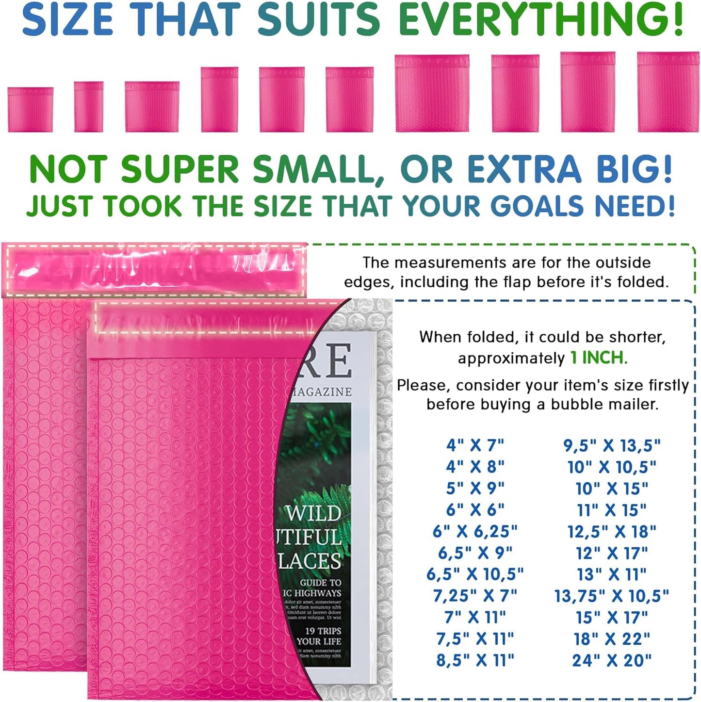 Pink Poly Bubble Mailers Self Seal, 4 x 7 Inch. Pack of 500 Bubble Packaging Envelopes for Shipping. Durable Padded Envelopes Waterproof. Self Seal Padded Mailers. Shipping Packages