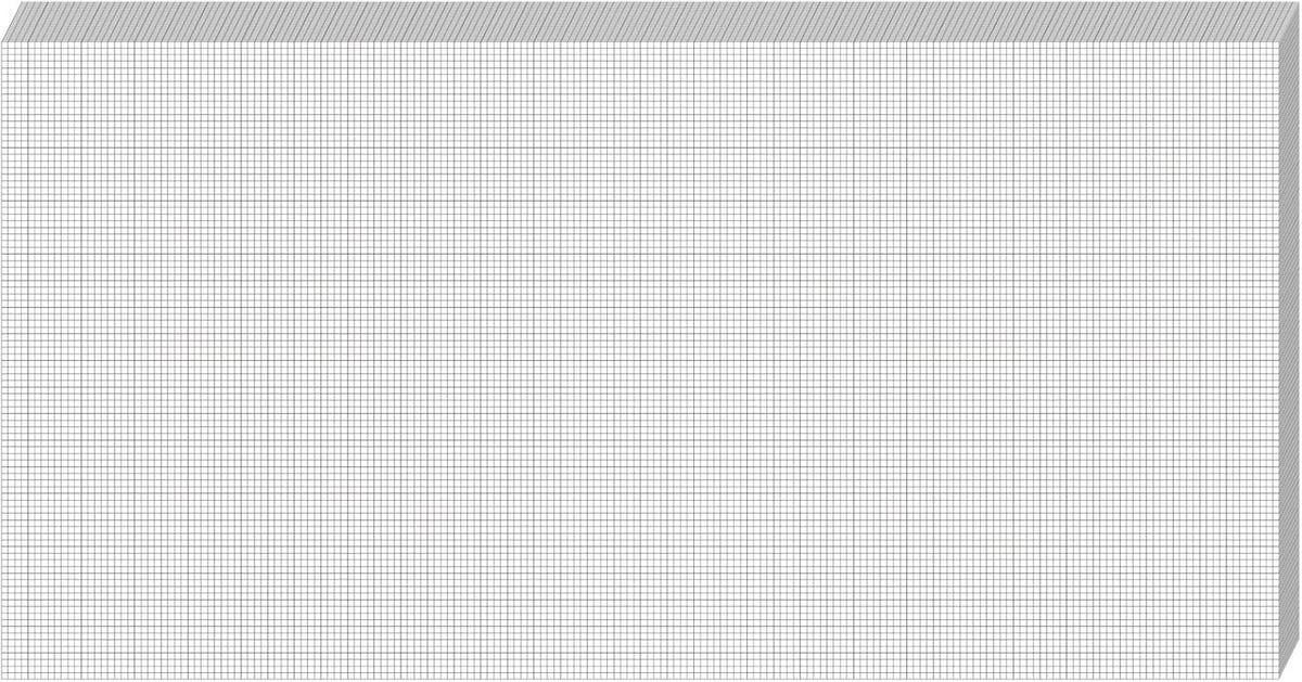25 Sheet Graph Paper Pad 24" x 48" Large Graph 1" and 1/4" Ruled Grid Paper for Engineer Architect Designer Mathematician Draftsmen Sketch House Commercial Building Plan Drafting(White)