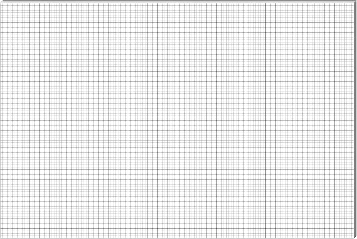 25 Sheet Graph Paper Pad 24" x 36" Large Graph 1" and 1/4" Ruled Grid Paper for Engineer Architect Designer Mathematician Draftsmen Sketch House Commercial Building Plan Drafting(White)