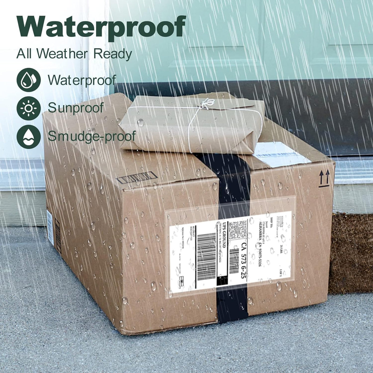 Packing List Pouches 4.5'' X 5.5'', Shipping Label Sleeves, Packing Slip Envelopes, Clear Adhesive Top Loading Packing List (4.5"" X 5.5"")