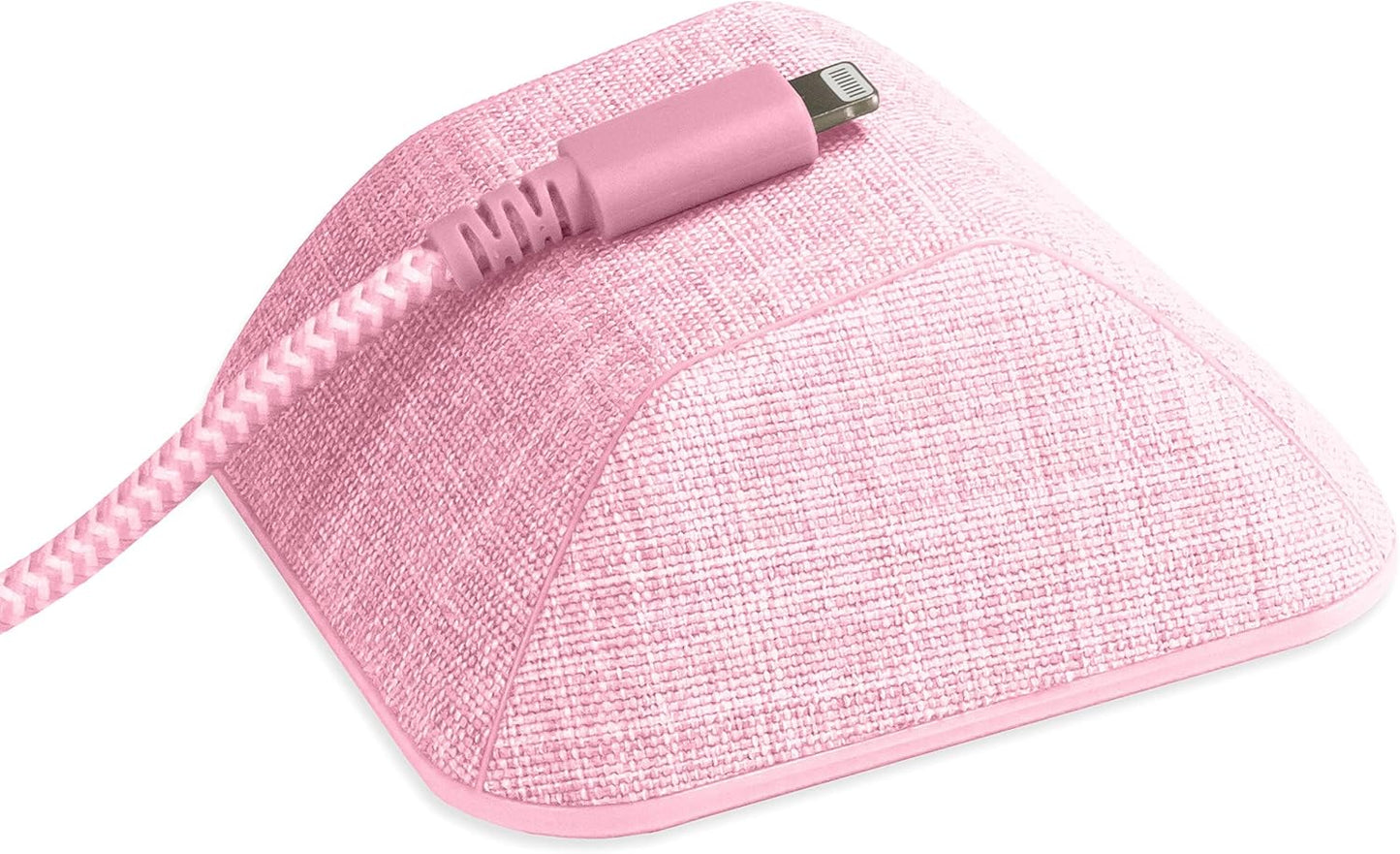 Smartish® Magnetic Cord Holder - Cable Wrangler Organizer with Magnet Clips for Charger Management on Desktop, Nightstand, or Side Table for All Cables, USB-C, Lightning Cables - I'm Blushing