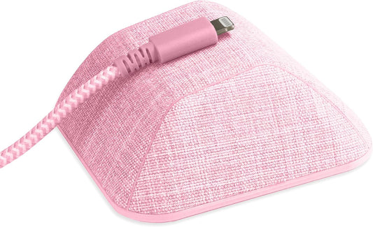 Smartish® Magnetic Cord Holder - Cable Wrangler Organizer with Magnet Clips for Charger Management on Desktop, Nightstand, or Side Table for All Cables, USB-C, Lightning Cables - I'm Blushing