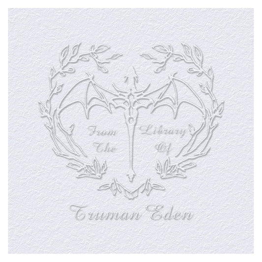 Book Embosser Custom Embosser Stamp with Your Name or Design Personalized Library Embosser Stamp Customized Books Business Cards Paper Documents Notebooks etc. (Dragon Theme - 02)