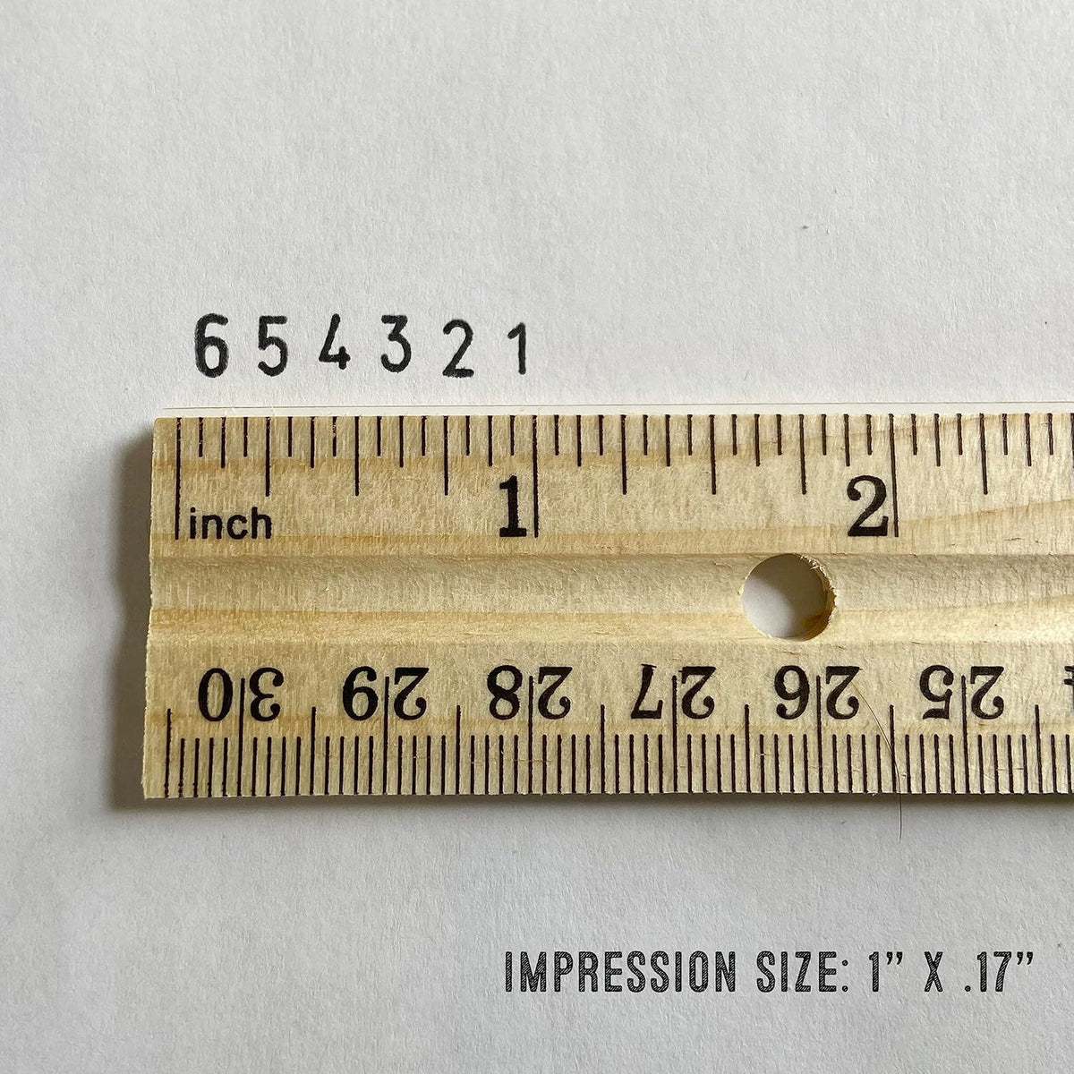 Trodat Printy 4846 Self-Inking 6 Band Number Stamp