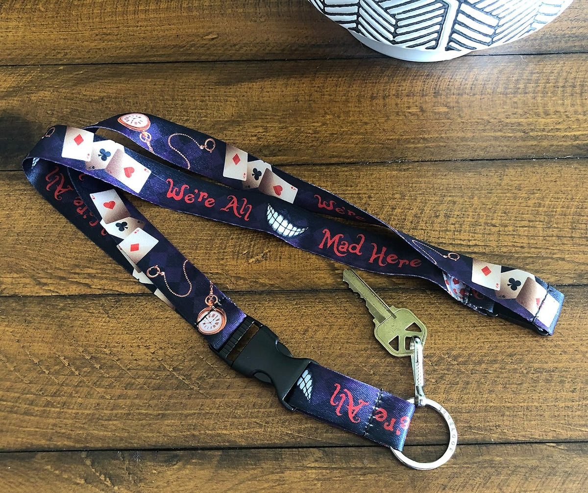 Limeloot Lanyard for Keys, ID Badge, Accessories | Neck Lanyard for Men and Women with Quick Release Buckle and Flat Ring