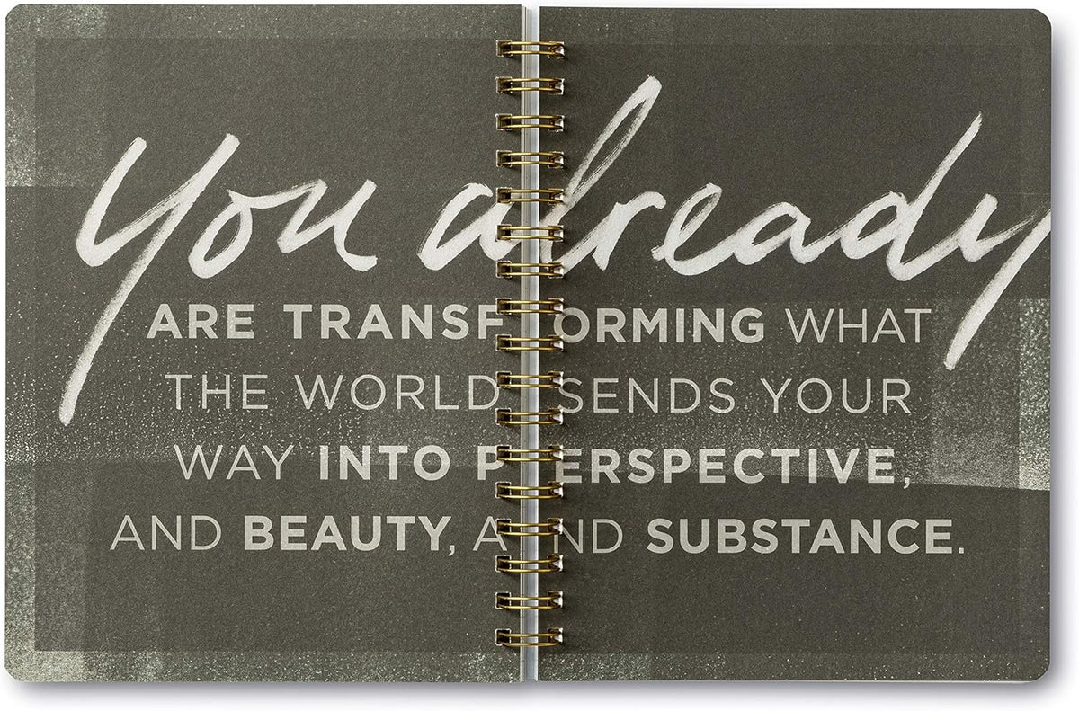 Compendium Spiral Notebook - You are here to do incredible things… — A Designer Spiral Notebook with 192 Lined Pages, College Ruled, 7.0”W x 9.25”H
