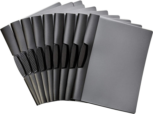 Amazon Basics Report Cover with Clip, Presentation Folders, Pack of 100, 9 x 10.5 inches