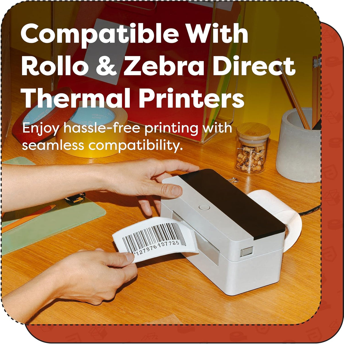 Aegis Adhesives - 2 ¼” X 4” Direct Thermal Labels for Shipping & Postage, Perforated & Compatible with Rollo, Zebra, & Other Desktop Label Printers (12 Rolls, 350/Roll)