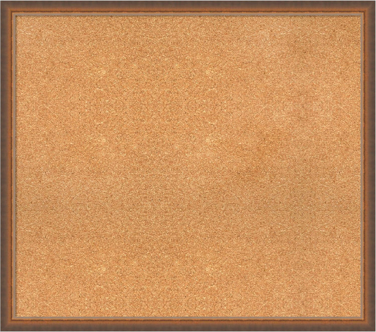 Amanti Art Natural Cork Board for Wall, 30x34 Vision Board with Bronze Frame, Large Corkboard Office Decor for Home Organization, Modern Corkboard Pinboard to Display Items for Home Organization in