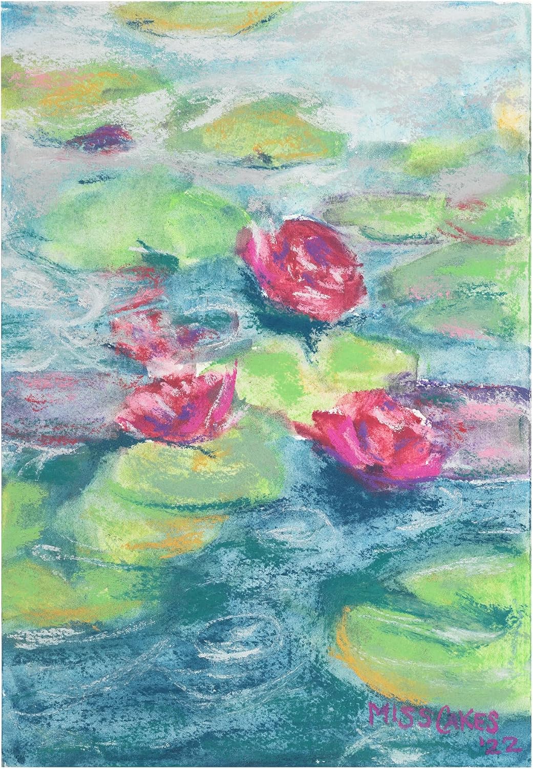 Charvin Artist Colored Chalk Pastels (Set of 48) - Water Soluble, Assorted Pastel Color Sticks for Wet, & Dry Painting