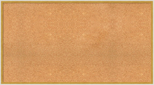 Amanti Art Natural Cork Board for Wall, 25x45 Vision Board with White Frame, Oversize Corkboard Office Decor for Home Organization, Modern Corkboard Pinboard to Display Items for Home Organization in